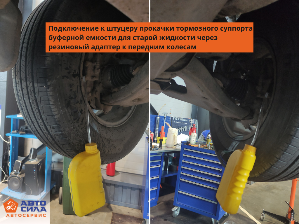 Замена тормозной жидкости без «прокачки» тормозов